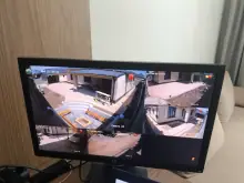 Монитор с обзором двора
