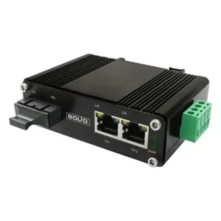 Болид Ethernet-FX-SM40 преобразователь Ethernet 10/100 Мбит/с в оптику, одномодовое волокно до 40км
