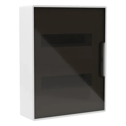 Щиток настенный FRAME белый DKC F24W1WD 24 модуля с тонированной дверцей