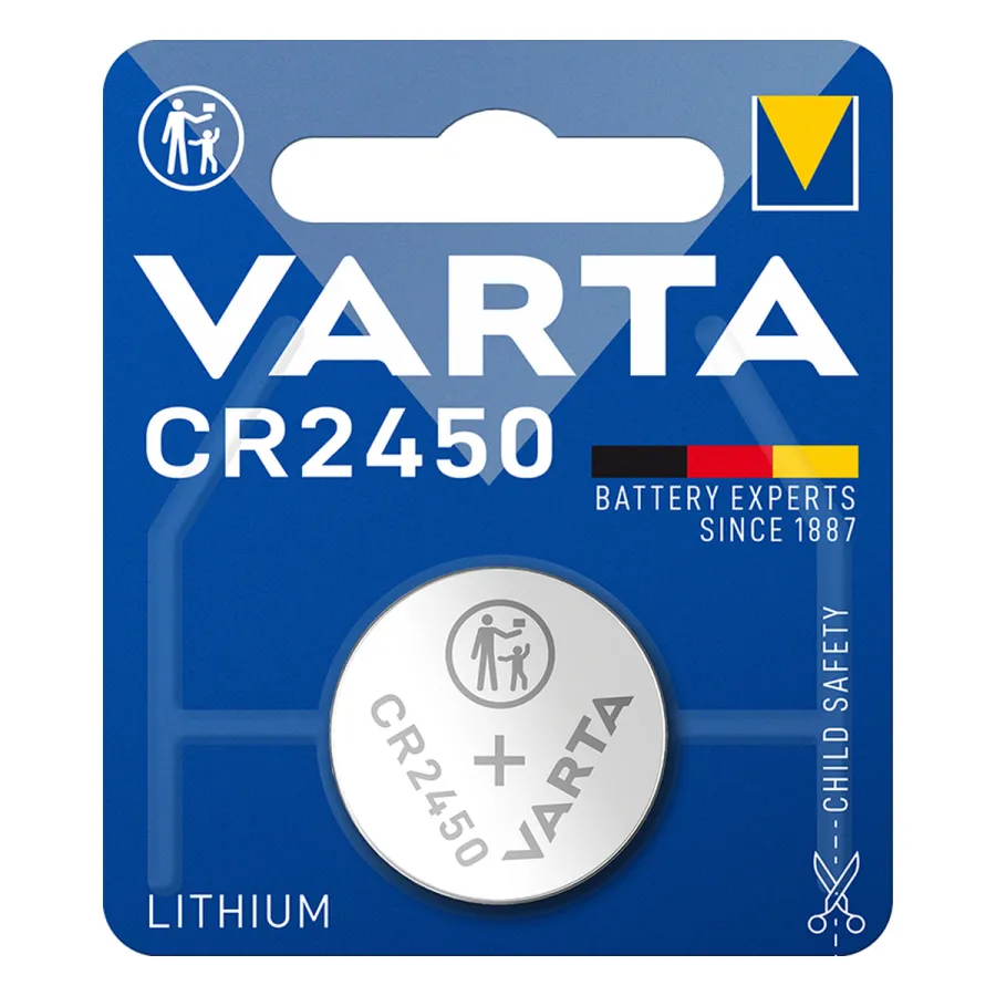 Батарейка VARTA Professional Electronics CR2450 3V 1 шт в блистере