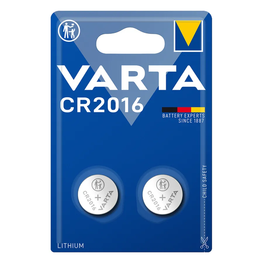 Батарейка VARTA Lithium CR2016 3V 2 шт. в блистере