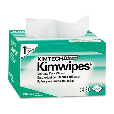 Салфетки безворсовые Kimtech-kimwipes для очистки волоконно-оптических коннекторов