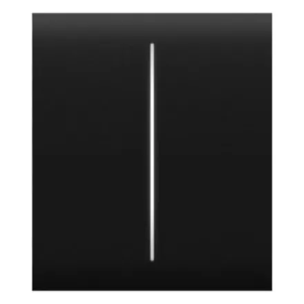 Ajax CenterButton (2-gang) черный Центральная кнопка для двухклавишного выключателя
