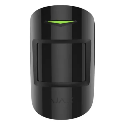 Ajax CombiProtect черный Комбинированный датчик движения и разбития стекла с иммунитетом к животным