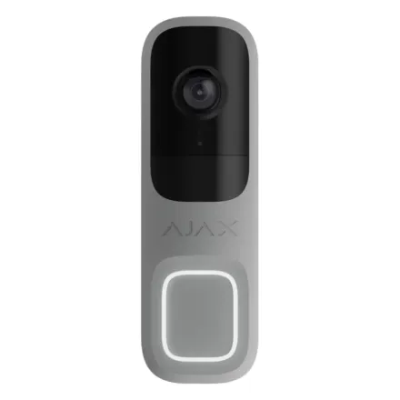 Ajax Doorbell grey Видеозвонок со встроенным искусственным интеллектом