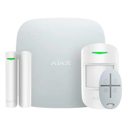 Ajax Hub Kit белый комплект (Hub-1шт, MotionProtect-1шт, DoorProtect-1шт, SpaceControl-1шт)