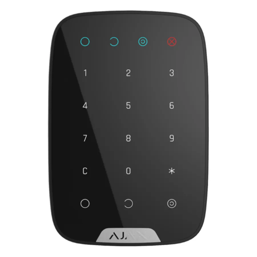 Ajax KeyPad черный Беспроводная сенсорная клавиатура