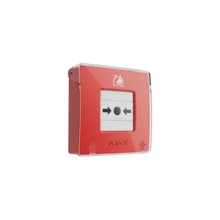 Ajax Manual Call Point (Red) Беспроводная настенная кнопка для активации пожарной тревоги вручную