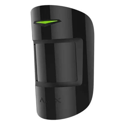 Ajax Fibra MotionProtect Plus черный Датчик движения с микроволновым сенсором и с иммунитетом к животным