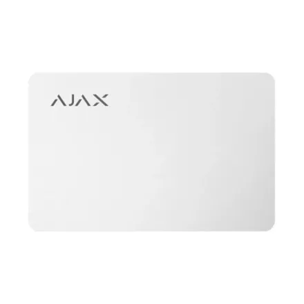 Ajax Pass белый (комплект 10 шт.) Защищенная бесконтактная карта для клавиатуры