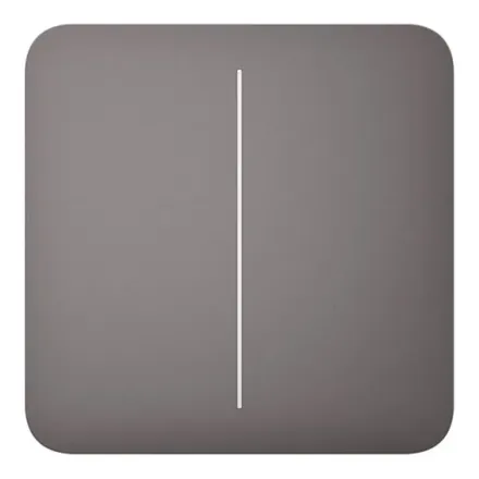 Ajax SoloButton (2-gang) grey Кнопка для двухклавишного выключателя