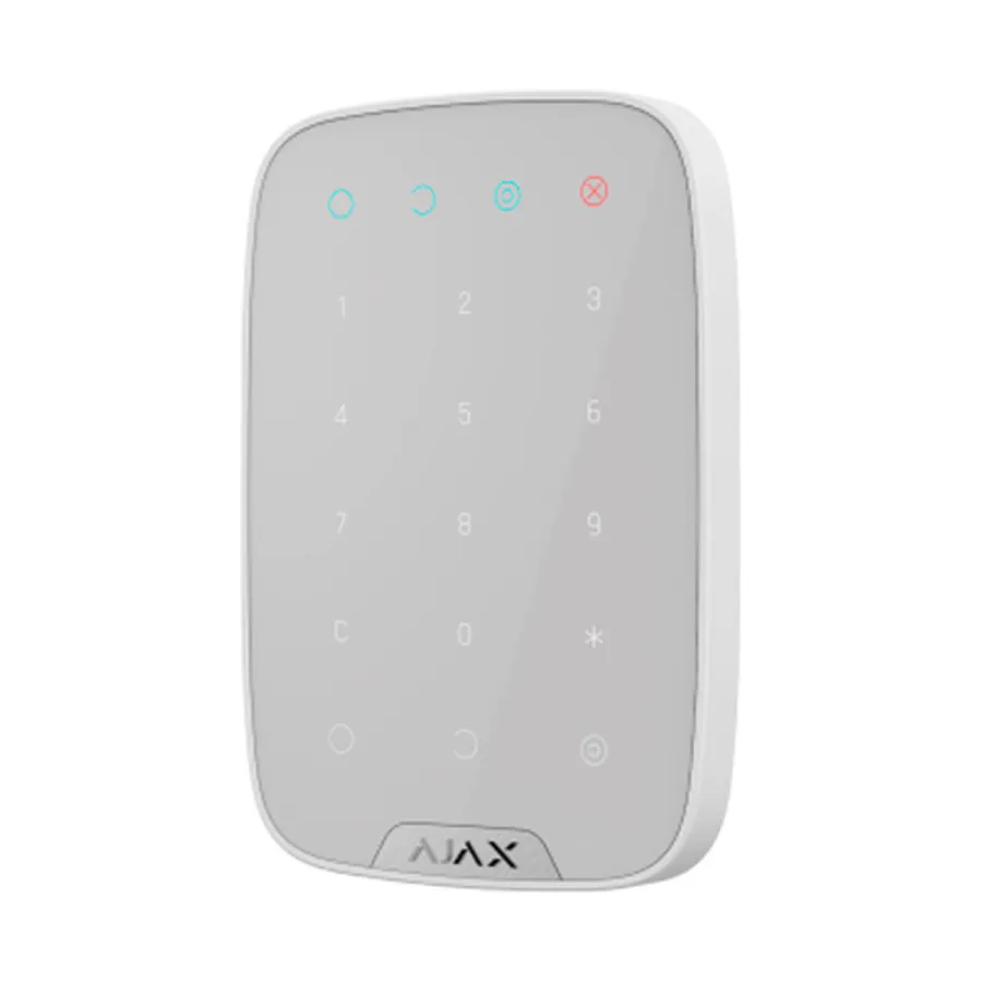 KeyPad Plus Белый Беспроводная сенсорная клавиатура