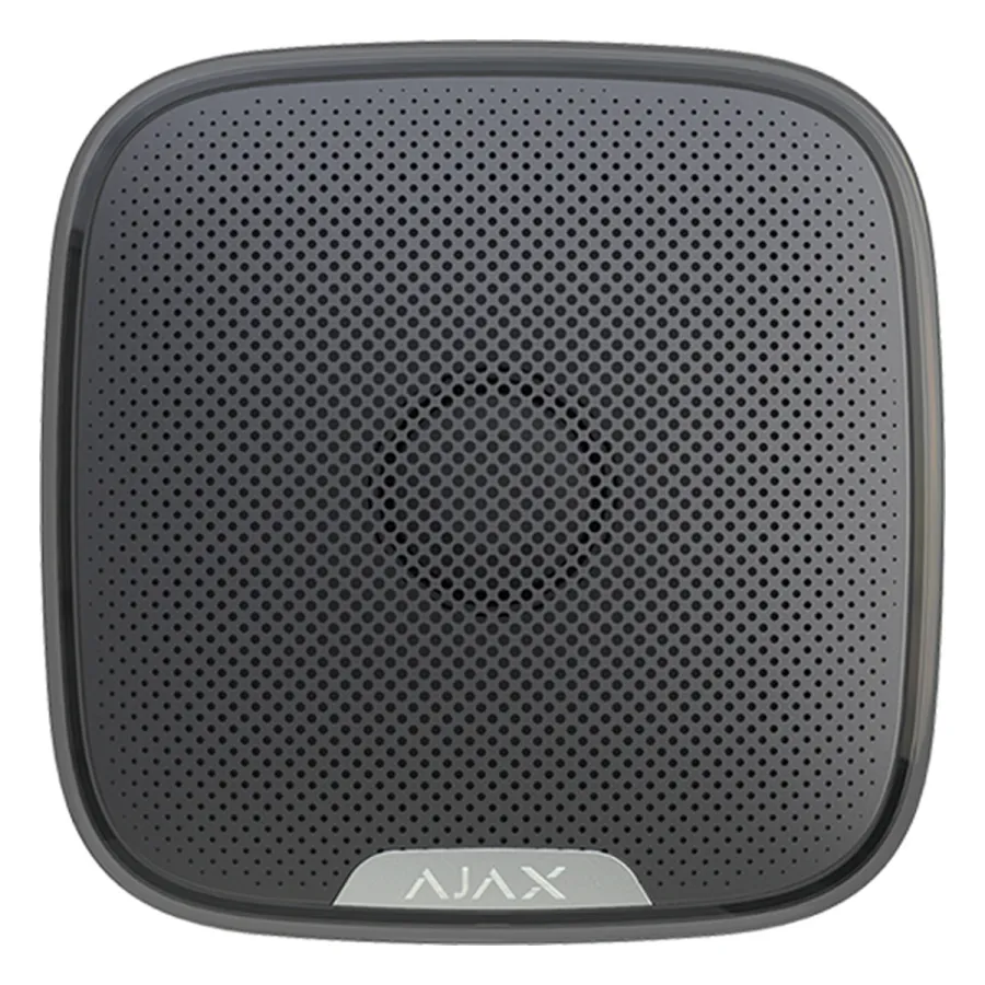 Ajax StreetSiren, -20° ~ +60 °C — дабылдағыштар
