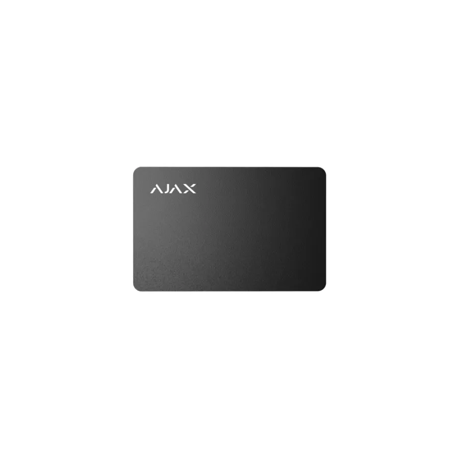 Ajax Pass черный (комплект 3 шт.) Защищенная бесконтактная карта для клавиатуры