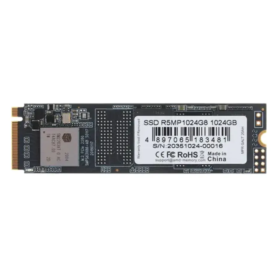 Твердотельный накопитель SSD AMD Radeon R5MP1024G8 1024GB M.2 NVMe PCIe 3.0x4