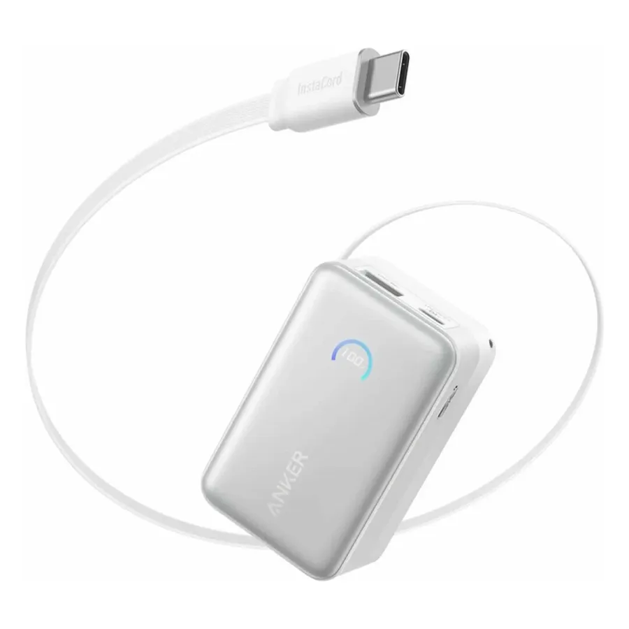 Портативный внешний аккумулятор Anker Nano 10000mAh 45W (A1638H21) Белый