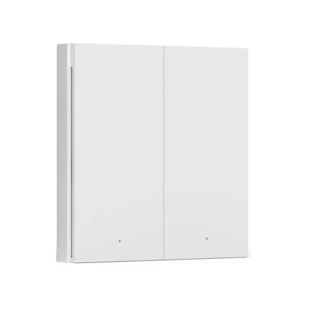 Настенный беспроводной выключатель двухклавишный Aqara Wireless Remote Switch H1(Double Rocker)