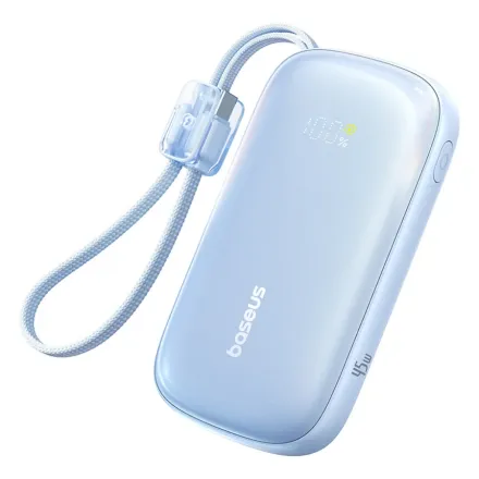 Портативный внешний аккумулятор Baseus EnerFill FC21 Qpow 3 Ultra 10000mAh 45W Galaxy Blue (E0027Q03