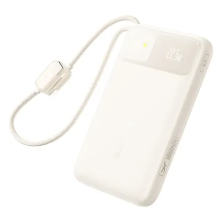 Портативный внешний аккумулятор Baseus EnerFill FC11 10000mAh 22.5W Beige (E0027R05)