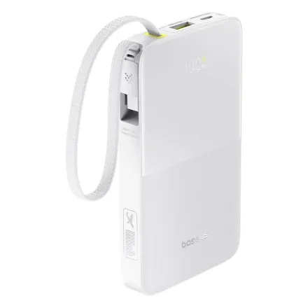 Портативный внешний аккумулятор Baseus EnerFill FC51 10000mAh 22.5W White (E0027601)