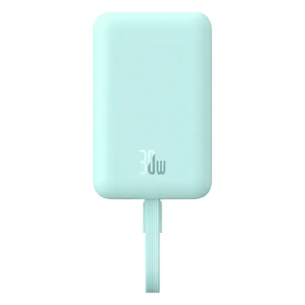Портативный внешний аккумулятор Baseus Magnetic Mini 10000mAh 30W Blue (P1002210B333-00)