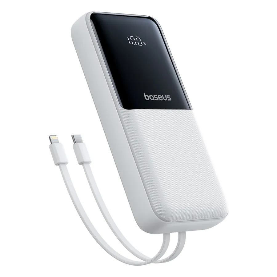 Портативный внешний аккумулятор Baseus Lipow 20000mAh 22.5W White (P10079102213-00)