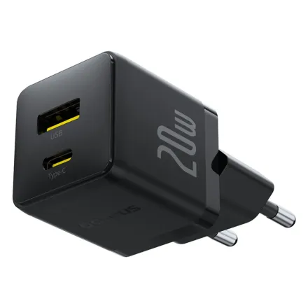 Адаптер питания Baseus Palm C+U 20W Black (P10111608113-00)