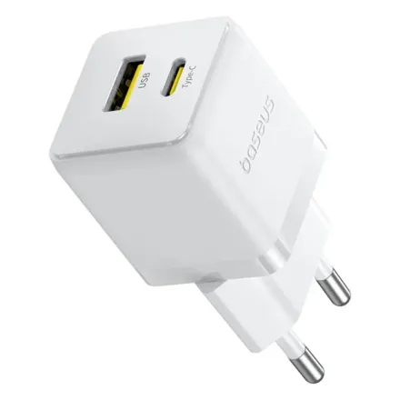 Адаптер питания Baseus Palm C+U 30W White (P1011160A213-00)
