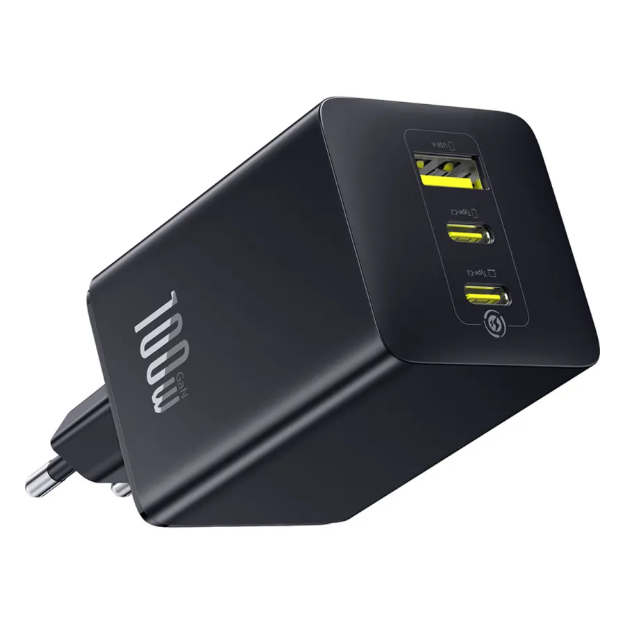 Адаптер питания Baseus EnerFill FE11 2C+U 100W Black (P10182102123-00)