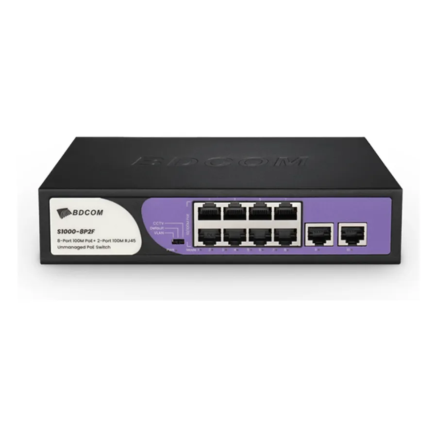 Коммутатор BDCOM S1000-8P2F