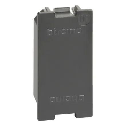 Заглушка Bticino K4950 Living Now 1 модуль черный