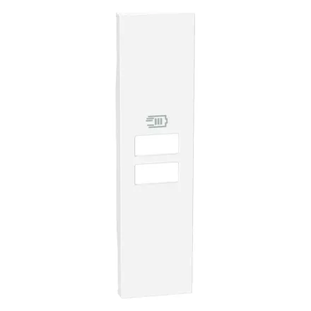 Лицевая панель Bticino KW13C Living Now USB 2 разъёма 15 Вт/3000мА 1 модуль белый