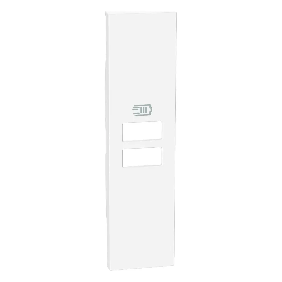 Лицевая панель Bticino KW13C Living Now USB 2 разъёма 15 Вт/3000мА 1 модуль белый