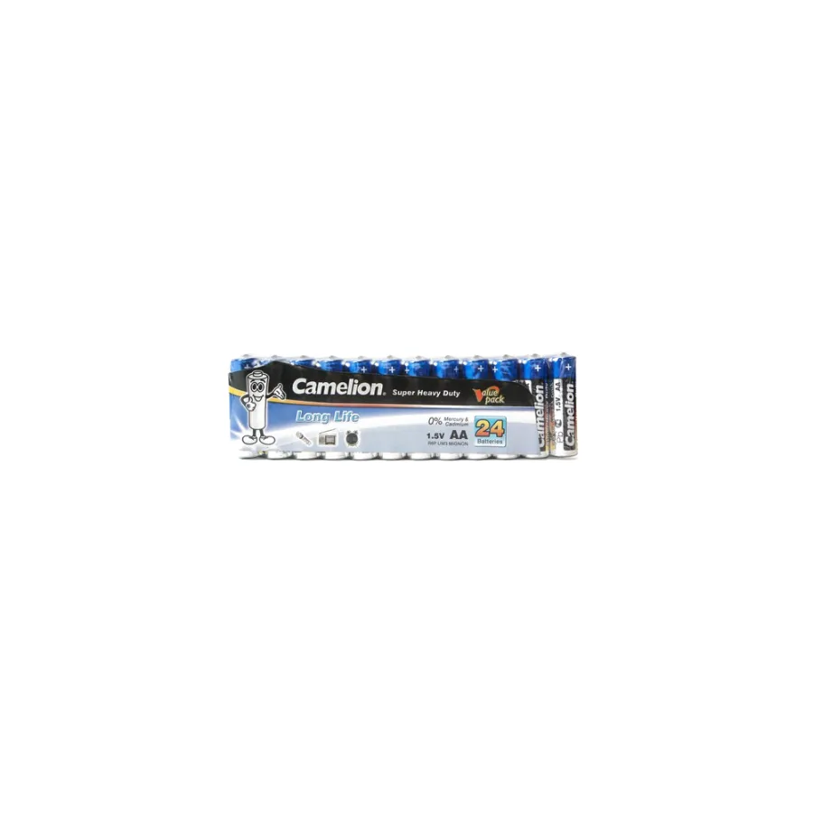 Батарейка CAMELION Super Heavy Duty R6P-SP24B 24 шт. в плёнке