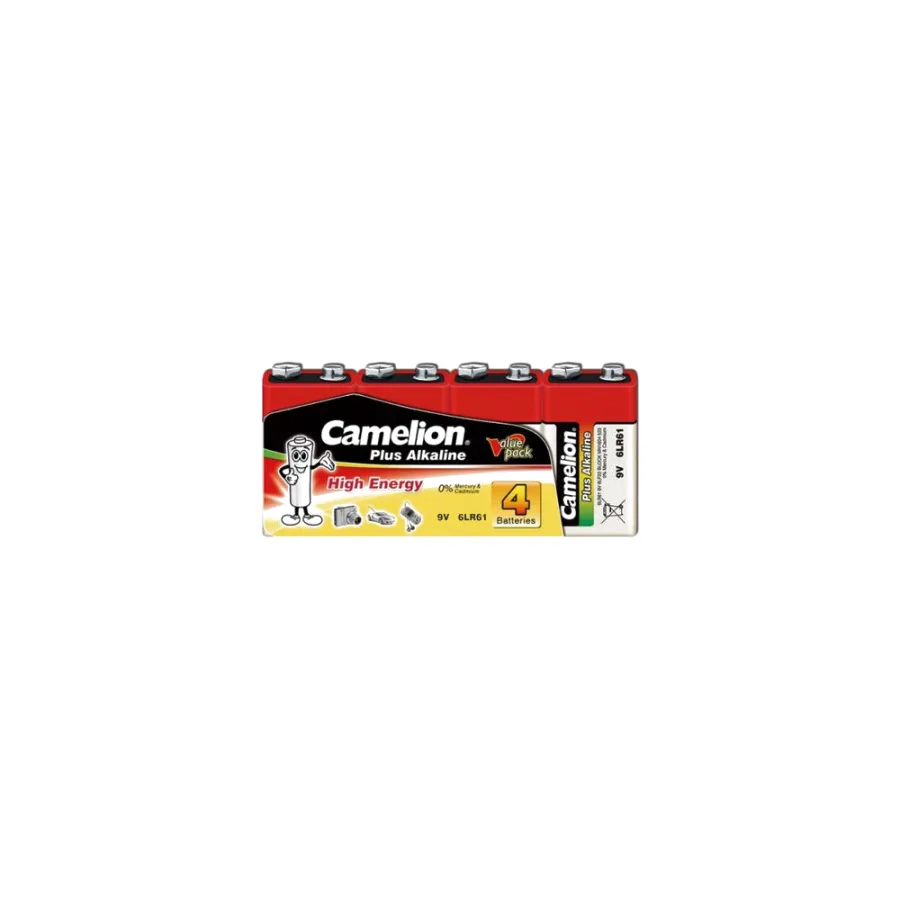 Батарейка CAMELION Plus Alkaline 6LR61-SP4
