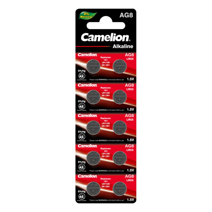 Camelion Alkaline AG8-BP10(0%Hg) — аккумуляторлар