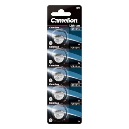 Батарейка CAMELION Lithium CR1216-BP5 5 шт. в блистере