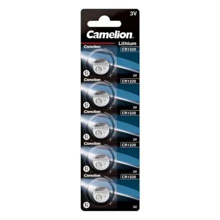 Батарейка CAMELION Lithium CR1220-BP5 5 шт. в блистере