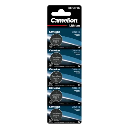 Батарейка CAMELION Lithium CR2016-BP5 5 шт. в блистере