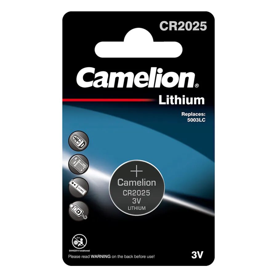 Батарейка CAMELION Lithium CR2025-BP1
