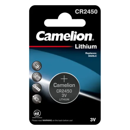 Батарейка CAMELION Lithium CR2450-BP1