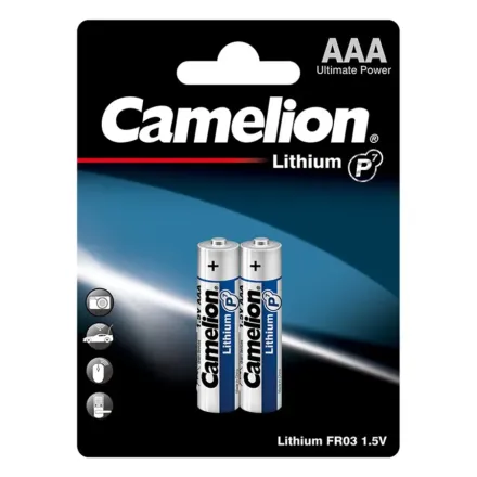Батарейка CAMELION Lithium P7 FR03-BP2 2 шт. в блистере