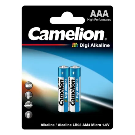 Батарейка CAMELION Digi Alkaline LR03-BP2DG 2 шт. в блистере