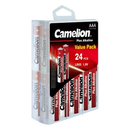 Батарейка CAMELION Plus Alkaline LR03-PBH24 24 шт. в упак.