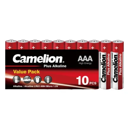 Батарейка CAMELION Plus Alkaline LR03-SP10-DA 10 шт. в плёнке