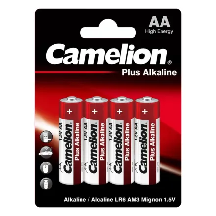 Батарейка CAMELION Plus Alkaline LR6-BP4 4 шт. в блистере