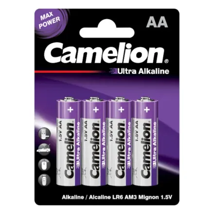Батарейка CAMELION Ultra Alkaline LR6-BP4UT 4 шт. в блистере