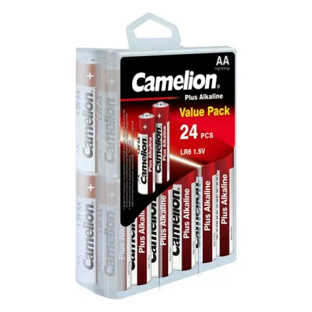 Батарейка CAMELION Plus Alkaline LR6-PBH24 24 шт. в упак.