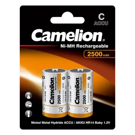 Аккумулятор CAMELION Rechargeable Ni-MH NH-C2500BP2 2 шт. в блистере