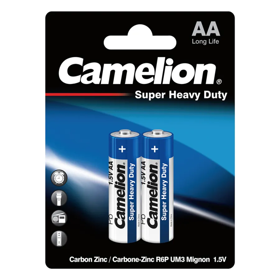 Camelion Super Heavy Duty R6P-BP2B — аккумуляторлар